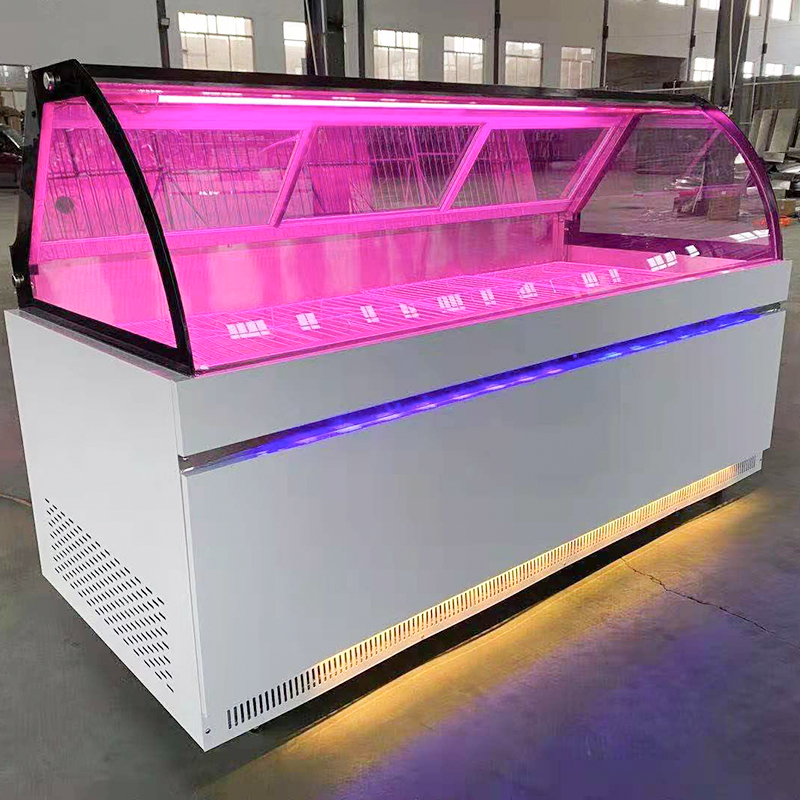 熟食展示柜商用鸭肉保鲜柜生鲜卤菜展示柜冷藏柜直冷双温