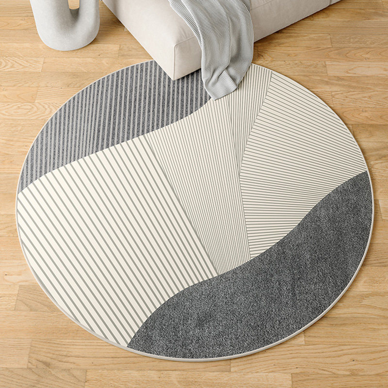 圆形地毯电脑椅地垫客厅卧室转椅保护垫子书房家用椅子电竞椅脚垫