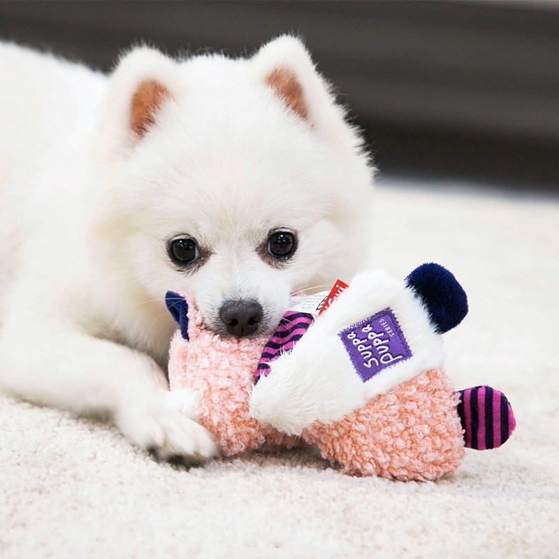 GiGwi贵为狗狗玩具响纸狮子磨牙毛绒发声耐咬解闷幼犬宠物玩具