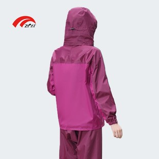 套装 外穿高级防水加厚暴雨级雨衣雨裤 雨衣女成人分体式 2024年新款