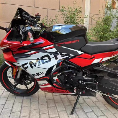 适用春风450SR改装竞技油箱罩rcr原车开发一体成型全包油箱保护罩