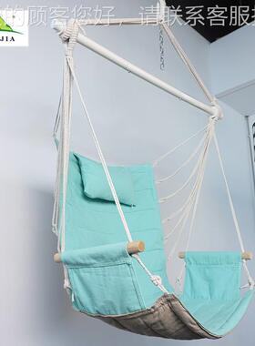户外人面吊椅 室内休双闲吊椅 成儿童吊床秋棉布100.130千吊椅