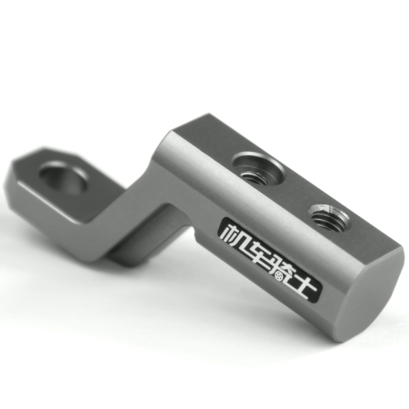 踏板车后视镜支架电动电瓶车延伸扩展导航铝合金手机延长架