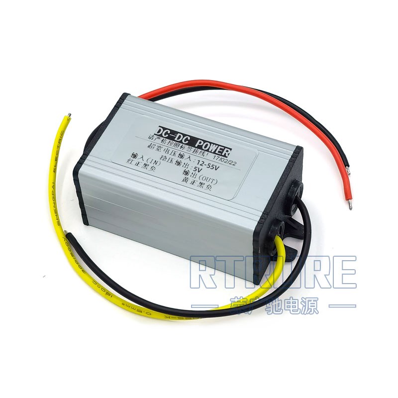 60V48V36V24V转12V电源转换器车载记录仪摄像头12V转5V降压器模块