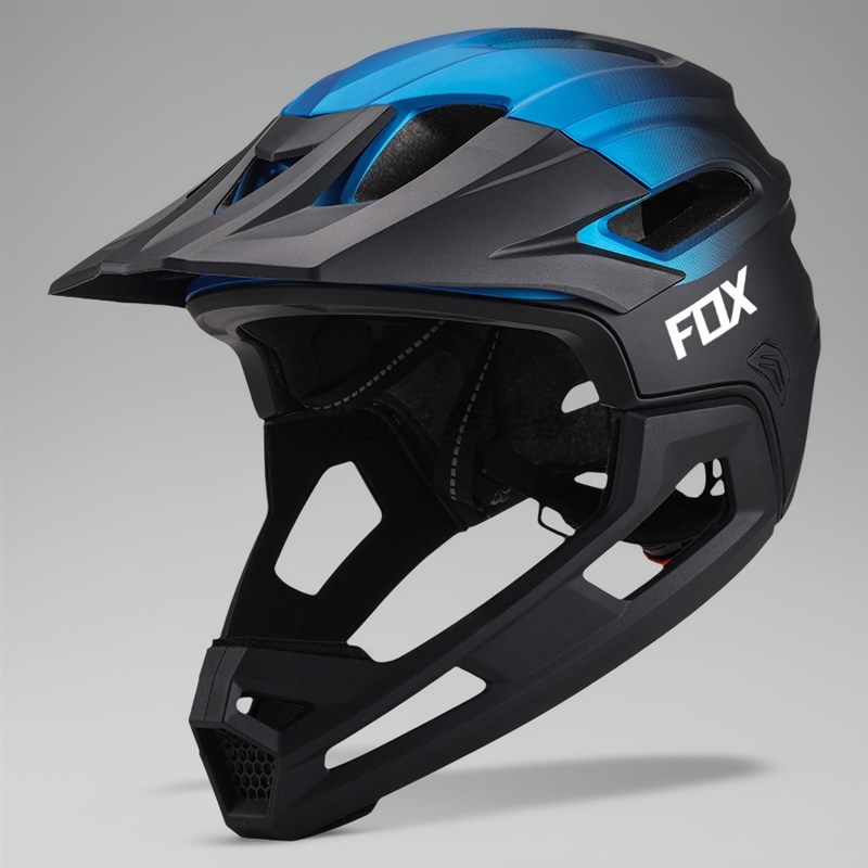 全盔新款男速降山地车户外绿道越野自行车骑行头盔比赛青少年