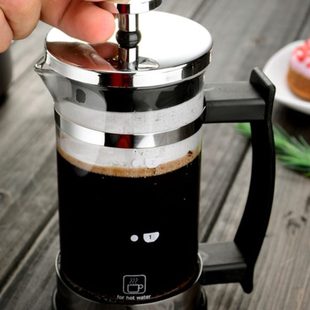 滤压壶过滤杯 咖啡法压壶耐热玻璃冲茶器滤茶器手冲家用不锈钢法式