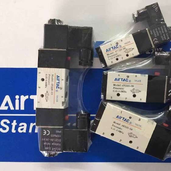 亚德客电磁阀4M210-08 4M310-10 4M310-08AC220 DC24 4M320-08
