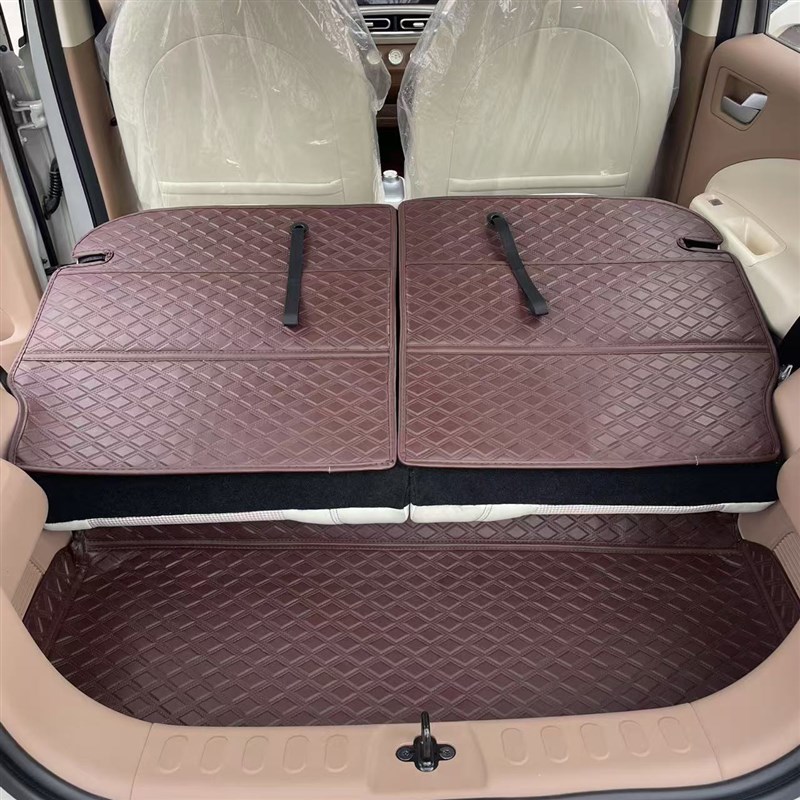 2025五菱宏光MINI后备箱垫迷你四代四门版马卡龙内饰改装尾箱垫