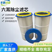 六耳快拆除尘滤筒喷塑喷粉打磨台阻燃滤芯静电喷涂六耳除尘滤芯