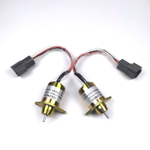 山河智能60E 70N9挖机配件洋马发动机熄火电磁阀勾机羊马息火开关