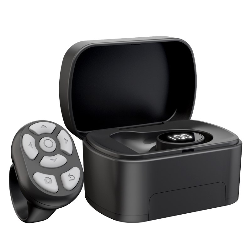 充电抖音蓝牙指环戒指遥控器手机刷快手短视频拍照录视频小说翻书