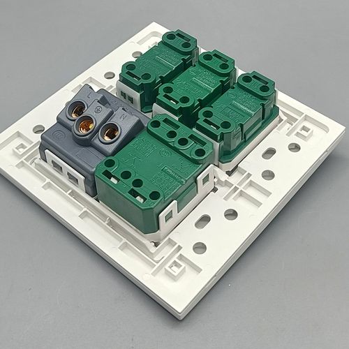 120型面板5开关面板小五孔电源家用暗装五开双控单控五个开关