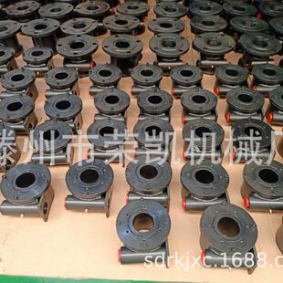 DN法兰多通路旋转接头涡轮蜗杆农用汽车配件DN40农具压旋转接头