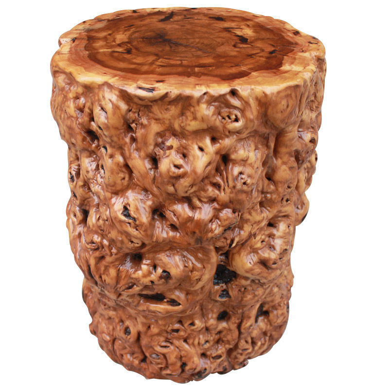 速发根雕枣木墩子原木树桩凳子树根木墩家用树桩实木树墩木头圆墩