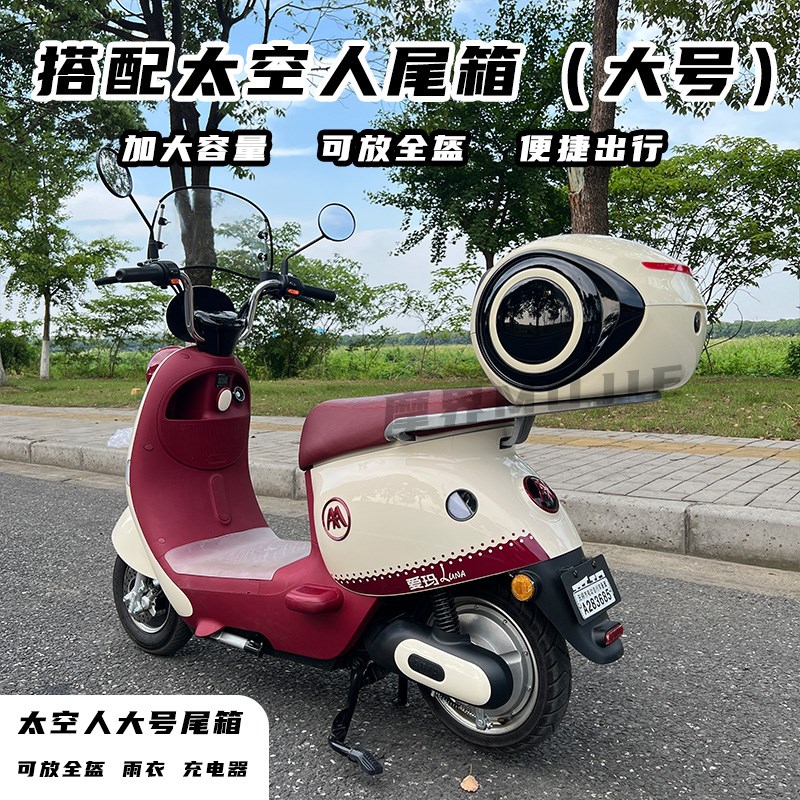 爱玛露娜WB3h0/W303后备箱电动车尾箱铝合金后尾架尾箱置物箱配件