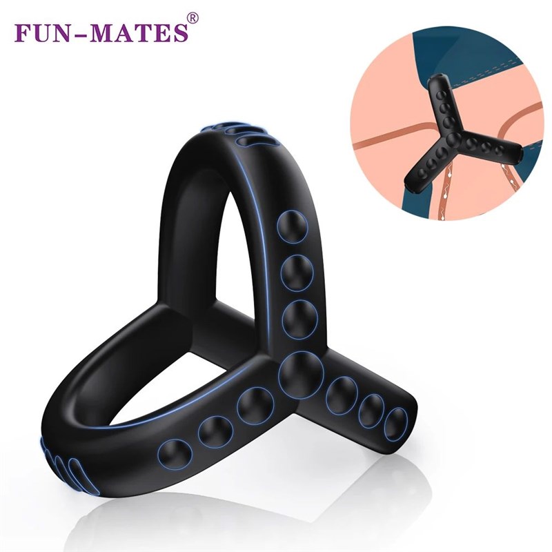 Silicone Penis Ring Male Cock Rings Lock Delay Ejaculation
