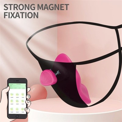 Clitoris Stimulator Vibrator APP Control Women Wearable Clit