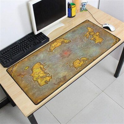 world odf warcraft alliance tribal gaming mouse pad lock cu