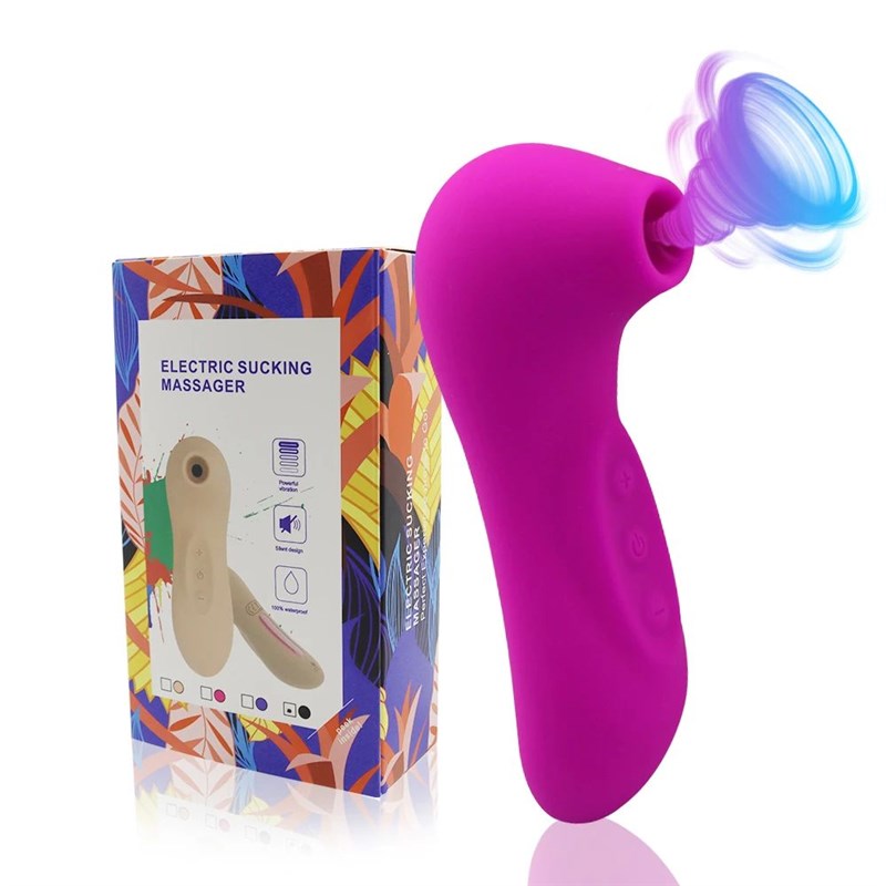 Powerful Clit Sucker Vibrator Tongue Vibrating Nipple