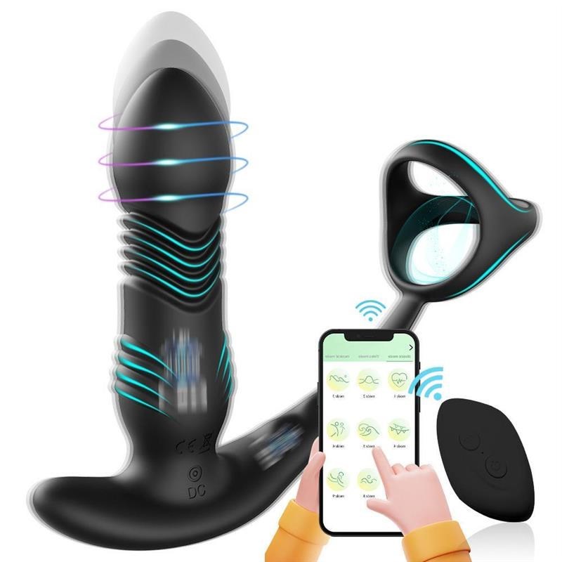 Butt Plug Vibrator Prostate Sex Toys Adult Anal Plug Dilator