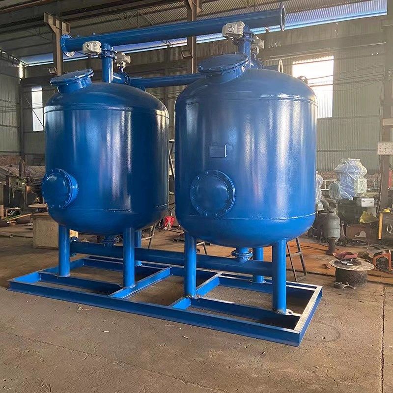 砂石过滤器自动反冲洗砂石过滤器农业灌溉滴灌微喷全自动砂石过滤