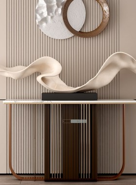 入户玄关造景摆件轻奢别墅酒店大堂创意现代艺术雕塑软装工艺品