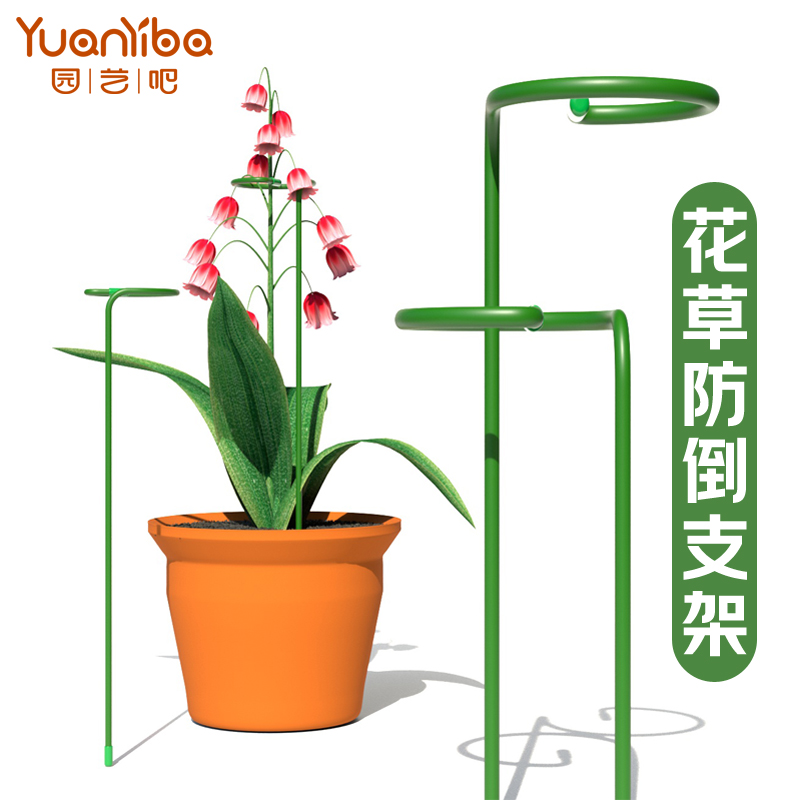 植物花架支撑杆花支撑架园艺花卉绿植花架子防倒伏固定花的支架