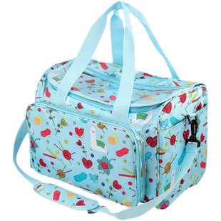 朗恩新款好用的旅行多色毛线钩针收纳包编织收纳箱毛线收纳袋女士