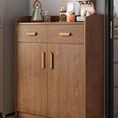 客厅餐边柜子茶水柜家用置物实木色备餐靠墙储物柜厨房橱柜收纳柜