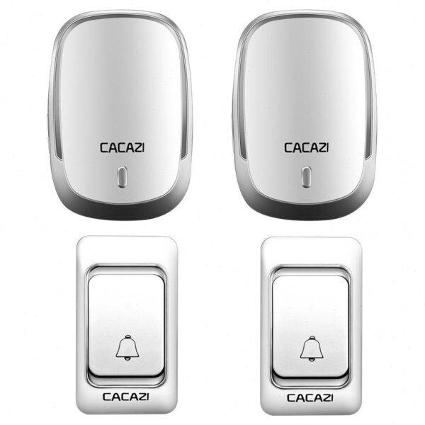 智能门铃无线家用远距离无线门铃不用电池二拖二电子遥控门铃防水