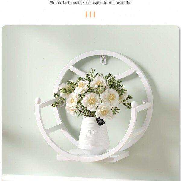 壁挂花架简约壁挂式花盆架餐厅墙面花架客厅墙上绿萝置物架免打孔