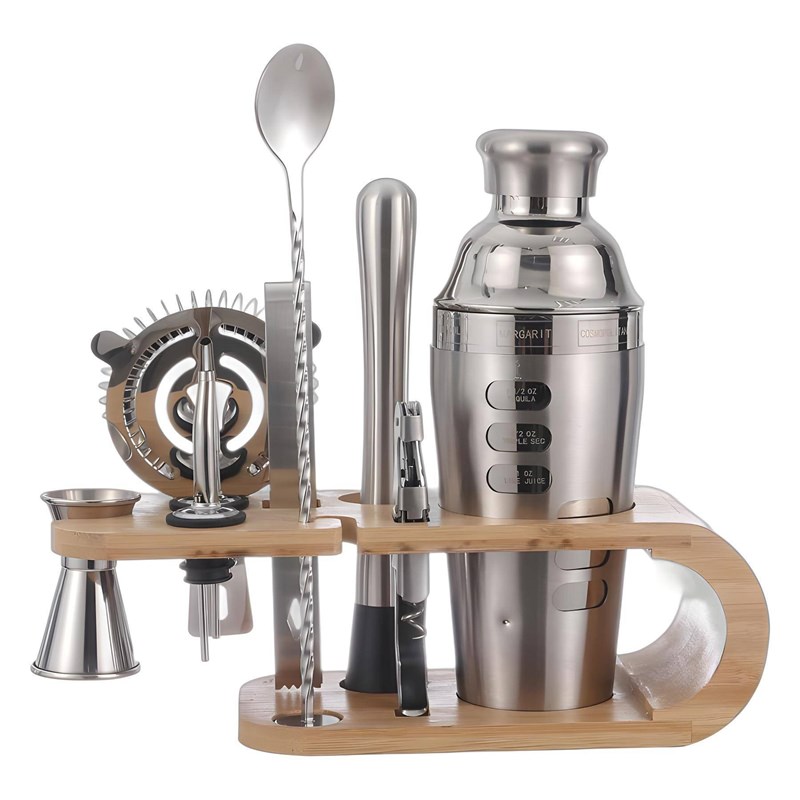 不锈鸡钢刻度酒吧摇酒器ml层配S75-5带方摇酒器尾酒酒吧调双酒器