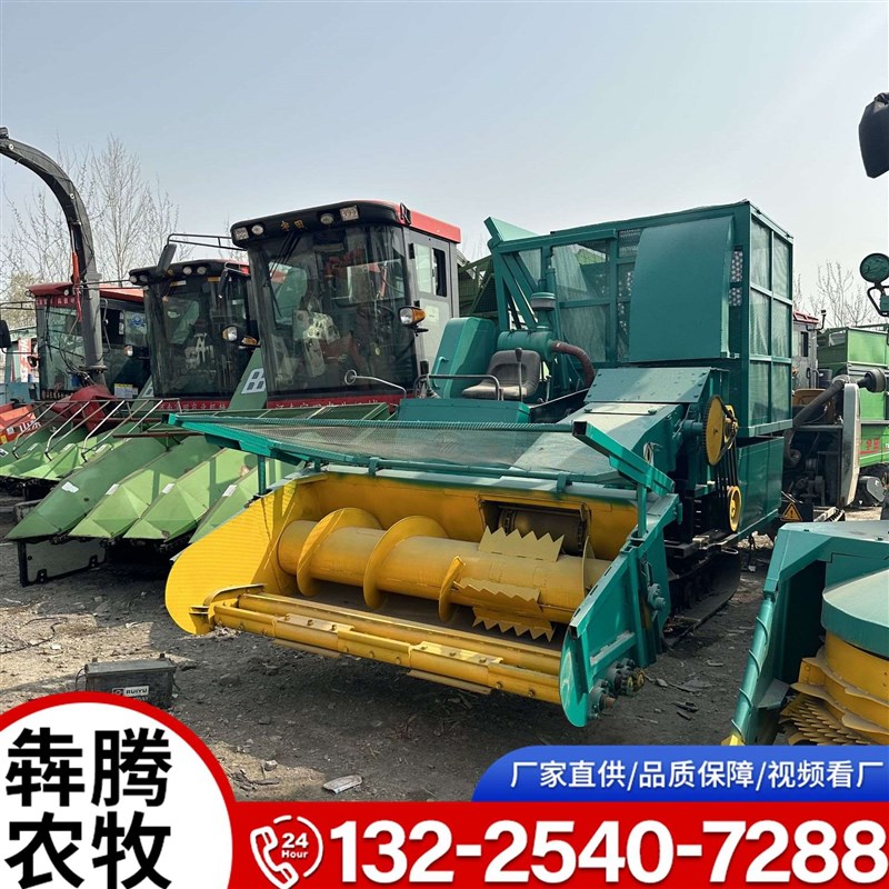 履带式地滚刀青储机 小型秸秆青储收获机 黄储粉碎收Y获机青储机