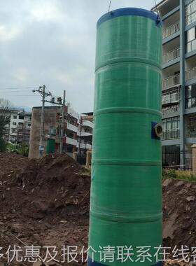 445玻璃钢一体泵站流雨水污水预提制升泵站截井雨化水喝水提升泵