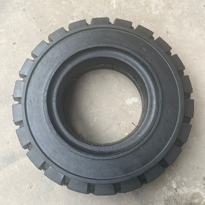 400-8 500-8实心轮胎杭叉龙工叉车前轮后轮650-10加厚耐磨实心胎