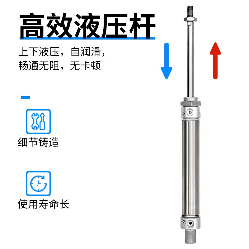 气缸MAC20X100S/50/150/200/300不锈钢气缓冲平稳型气动成套配件