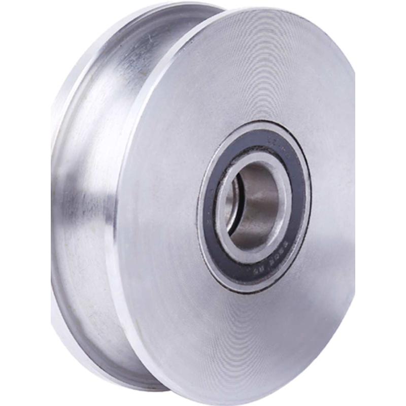 热销滑轮 滑轮钢丝绳滑轮起重U型圆轮U轮槽轮 轮吊车滑轮 圆管轴