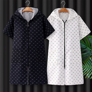 半袖 工作服女 围裙防水防油罩衣大人厨房家用网红2023新款 做饭夏季