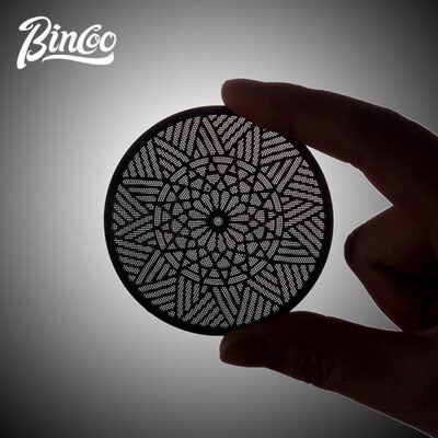 Bincoo二次分水网咖啡机58MM手柄烧结片萃取过滤片网意式过滤片