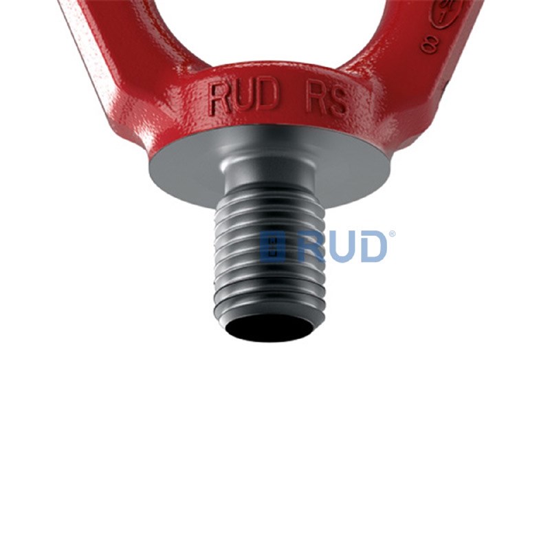 RUD德国路德吊索具RS螺栓型旋转吊环防坠落螺纹有公制惠氏粗牙等