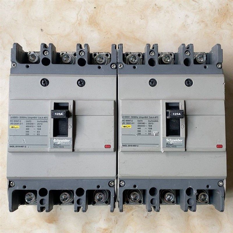 塑壳断路器3P125安空气开关 NSC160S 125