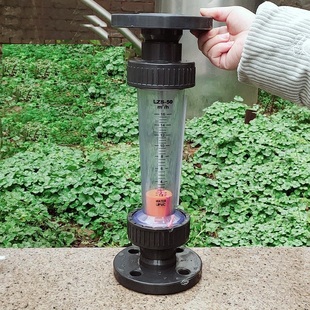 法兰式塑料管式浮子流量计 水液体耐腐蚀包塑LZS管道转子流量仪器