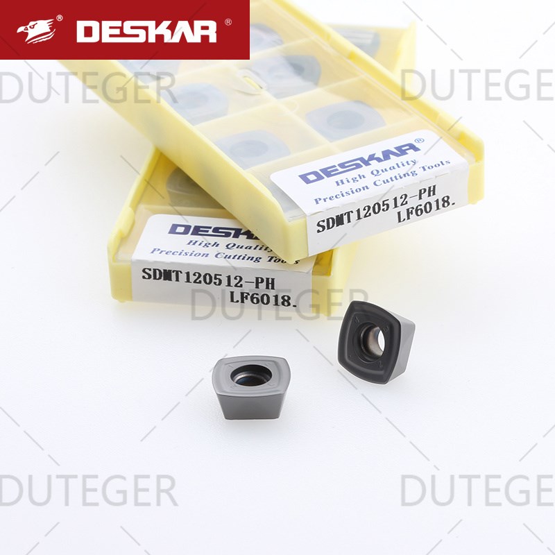 戴斯卡四方快进给铣刀片不锈钢SDMT150512/150512-GH/PH LF6018
