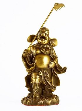 纯铜猪八戒摆件天蓬元帅铜像生肖猪铜猪工艺品家居装饰品中式