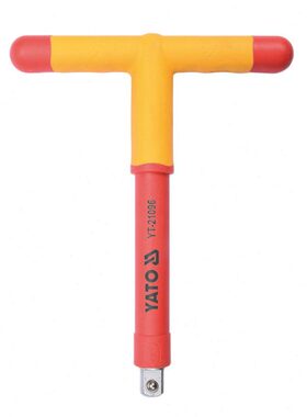 易尔拓工具 3/8“绝缘T型套筒扳手1/2”双色柄套筒扳手YT-21095