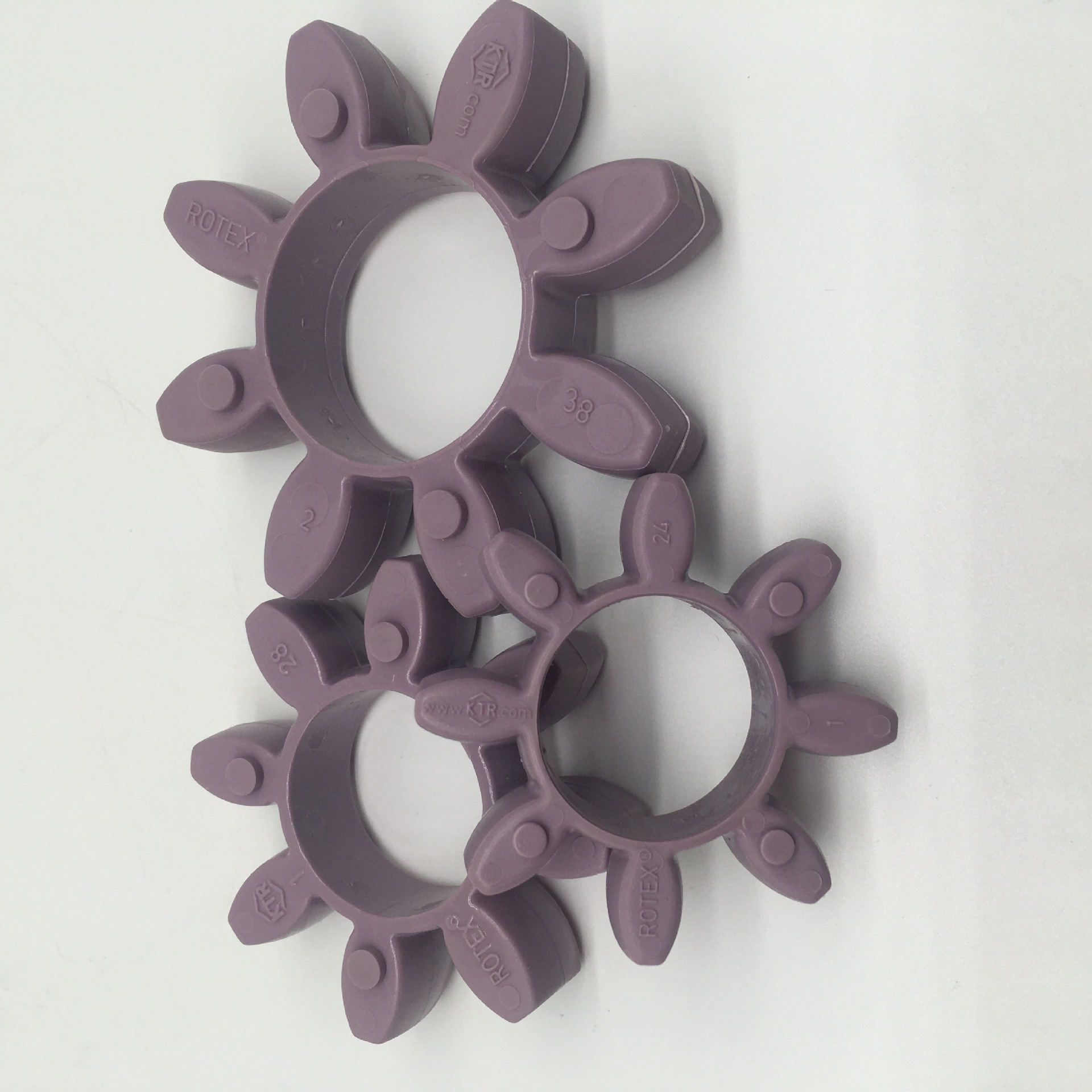 德尼罗螺栓式空压机22KW联轴器GS/ES48八瓣角105*51*21弹性梅花垫