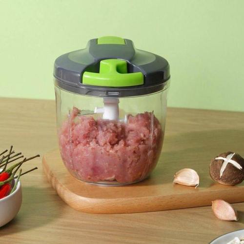 手拉式多功能切菜器搅馅绞肉机家用辅食磨蒜蓉切辣椒料理机碎菜机