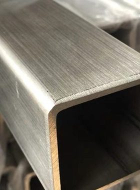 不锈钢304方管201圆管316矩形管45*35异形扶手管可激光开孔切割