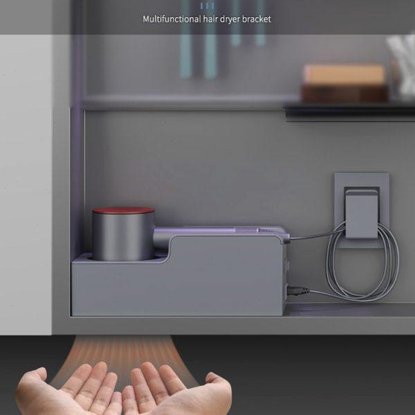镜柜吹风机收纳架秒变感应干手机家用多功能烘手机吹风筒置物架,家庭/个人清洁工具,吹风机置物架,淘宝优惠券,粉丝福利购,淘宝优惠卷