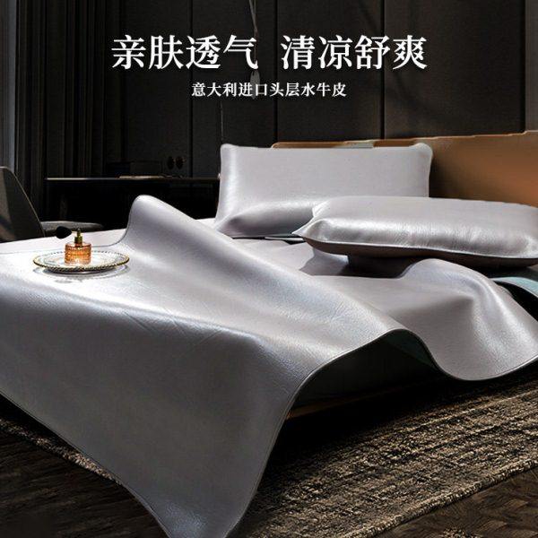 蓝牧意大利头层水牛皮凉席 1.8米加厚真皮软席子 1.5m牛皮席床垫,床上用品,牛皮席,淘宝优惠券,粉丝福利购,淘宝优惠卷